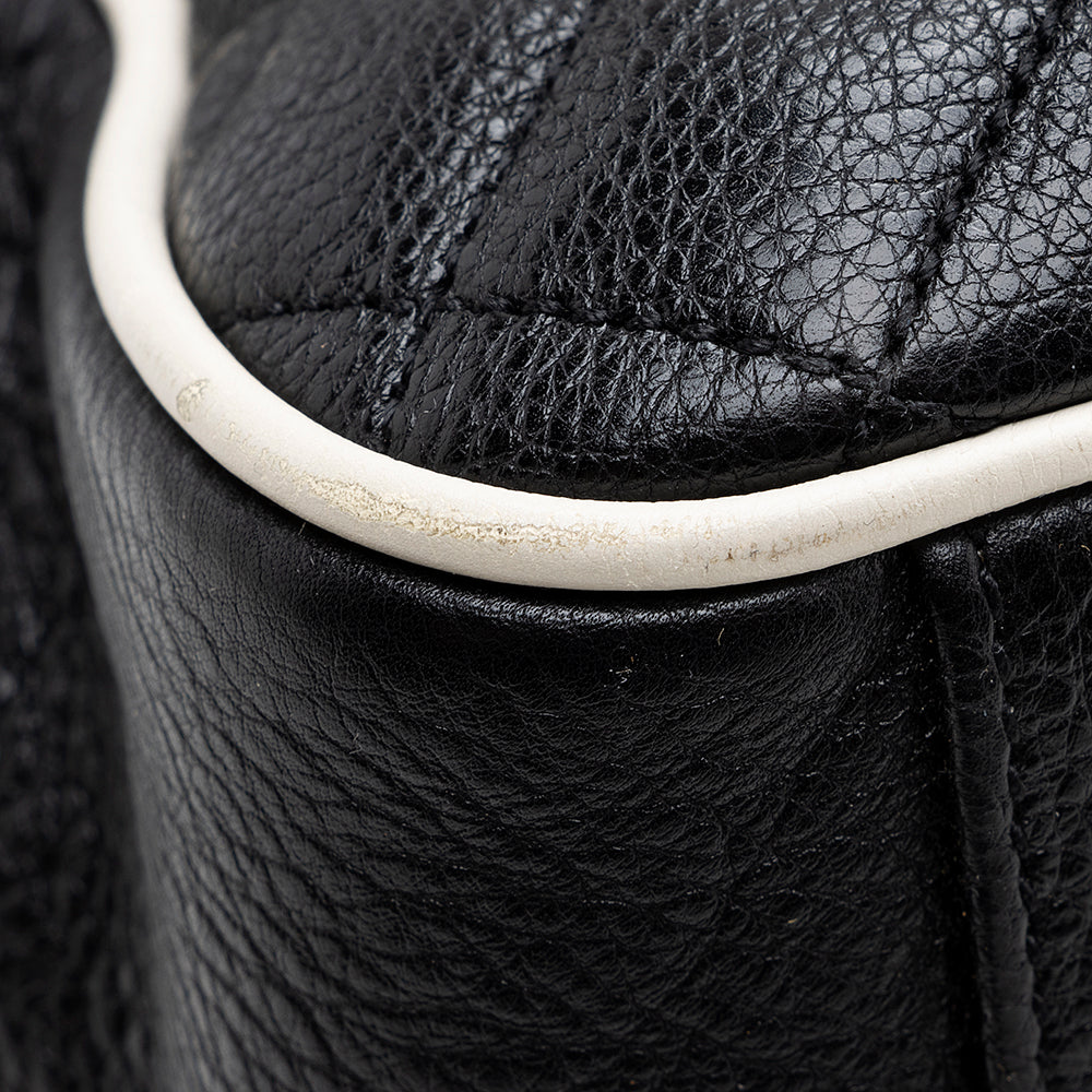 Saint Laurent Mixed Matelasse Calfskin Classic Monogram Soft Large Shoulder Bag (SHF-18799)