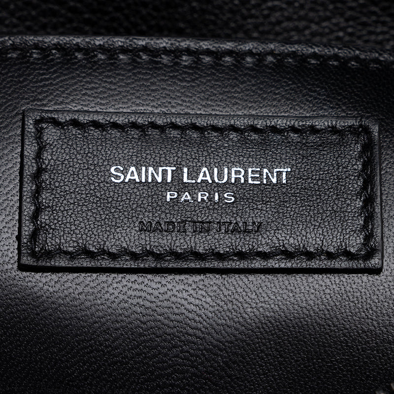 Saint Laurent Mixed Matelasse Calfskin Classic Monogram Soft Large Shoulder Bag (SHF-18799)