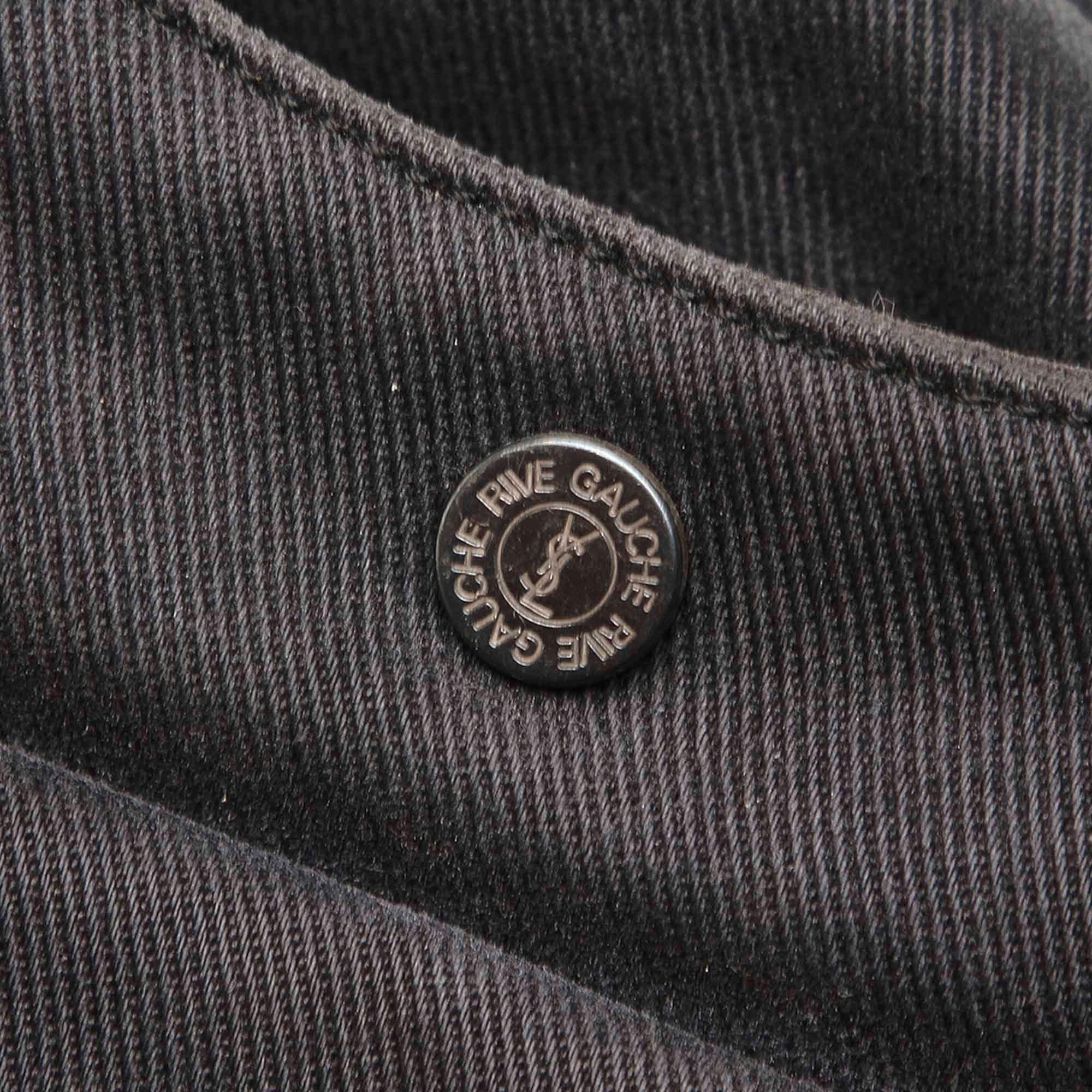 Saint Laurent Mombasa Canvas Handbag (SHG-22380)