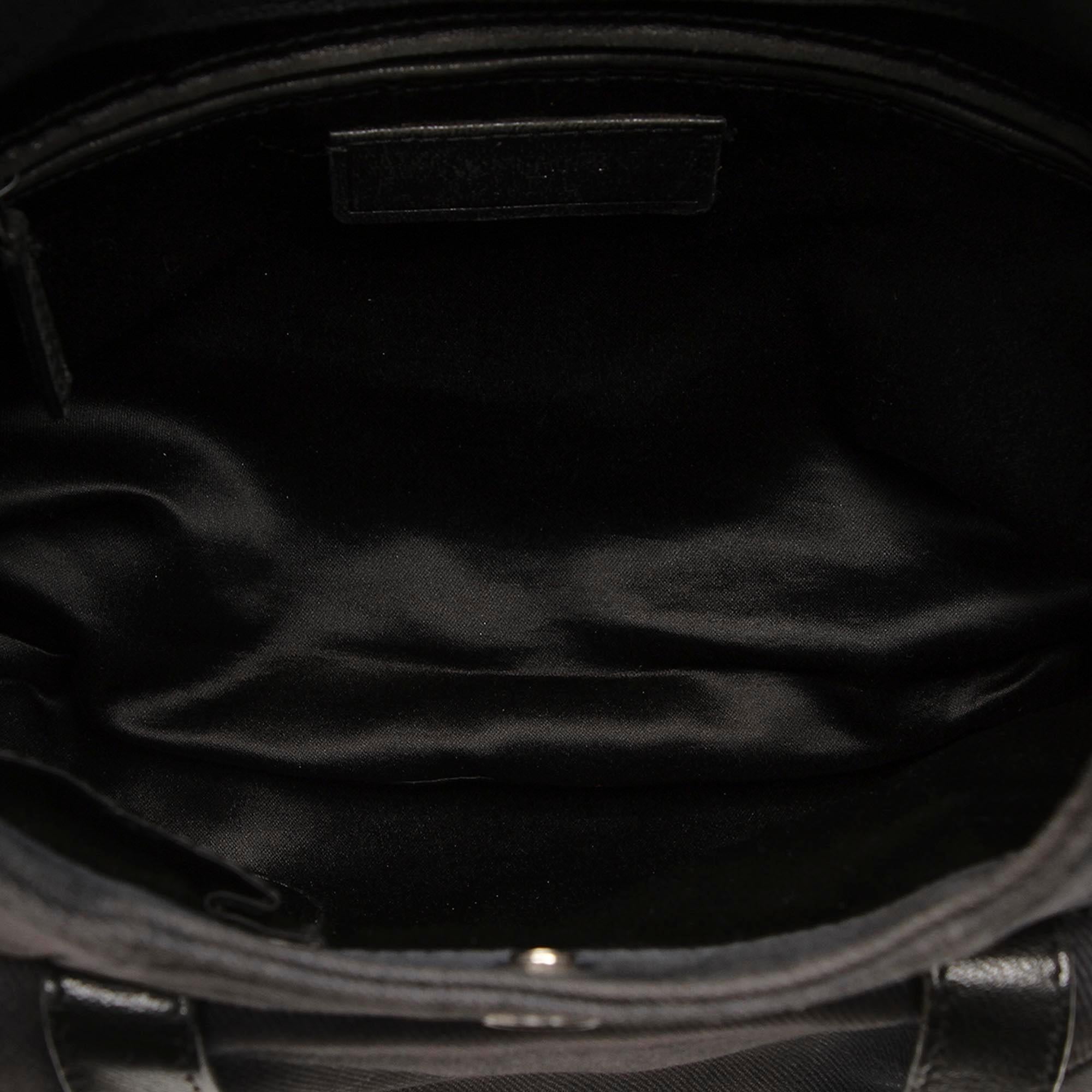 Saint Laurent Mombasa Canvas Handbag (SHG-22380)