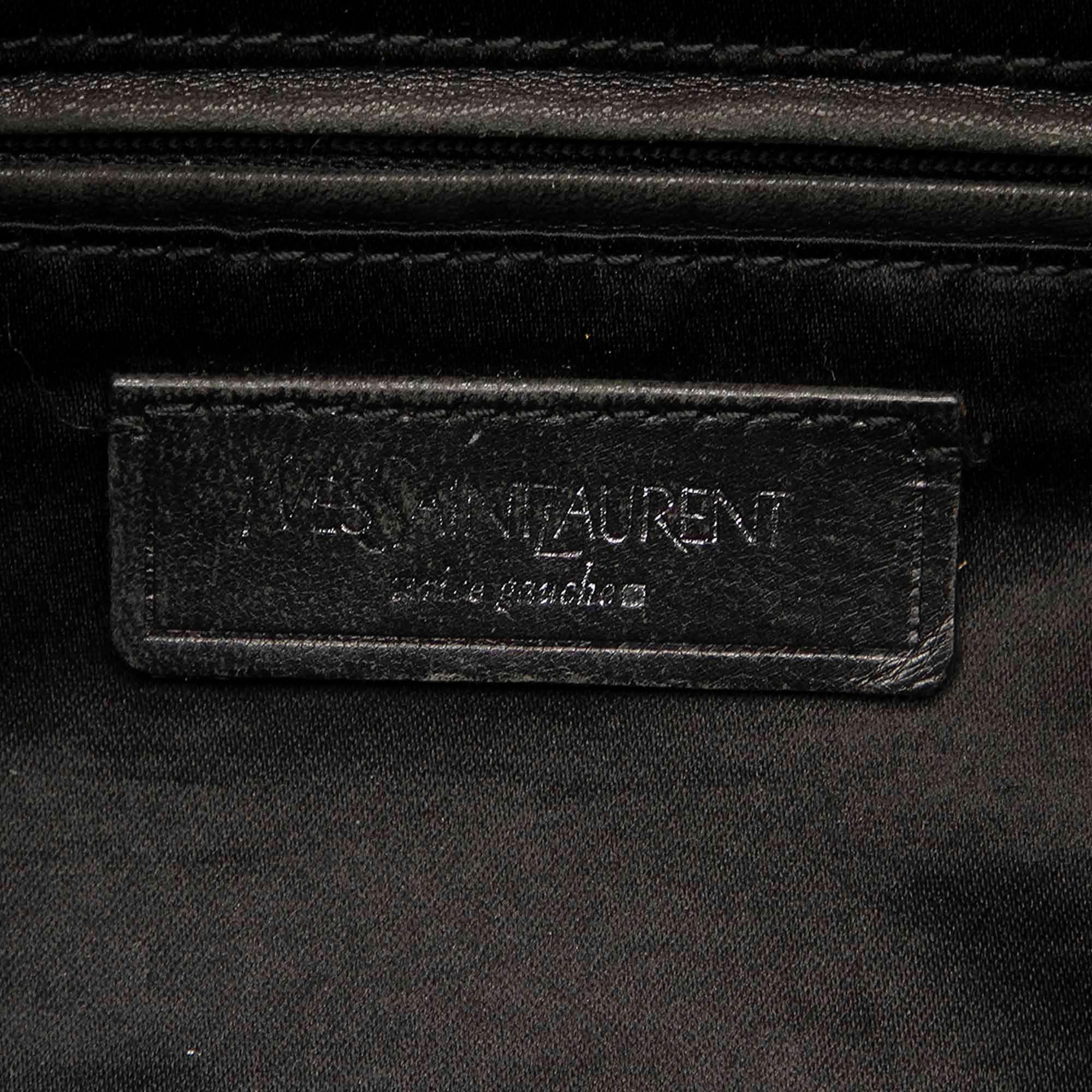 Saint Laurent Mombasa Canvas Handbag (SHG-22380)