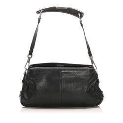Saint Laurent Mombasa Leather Shoulder Bag (SHG-22379)