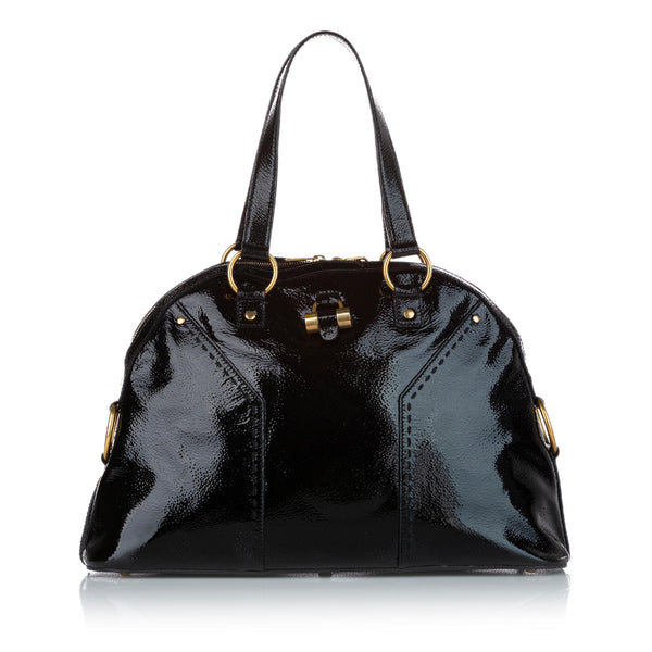Saint Laurent Muse Patent Leather Handbag (SHG-25592)