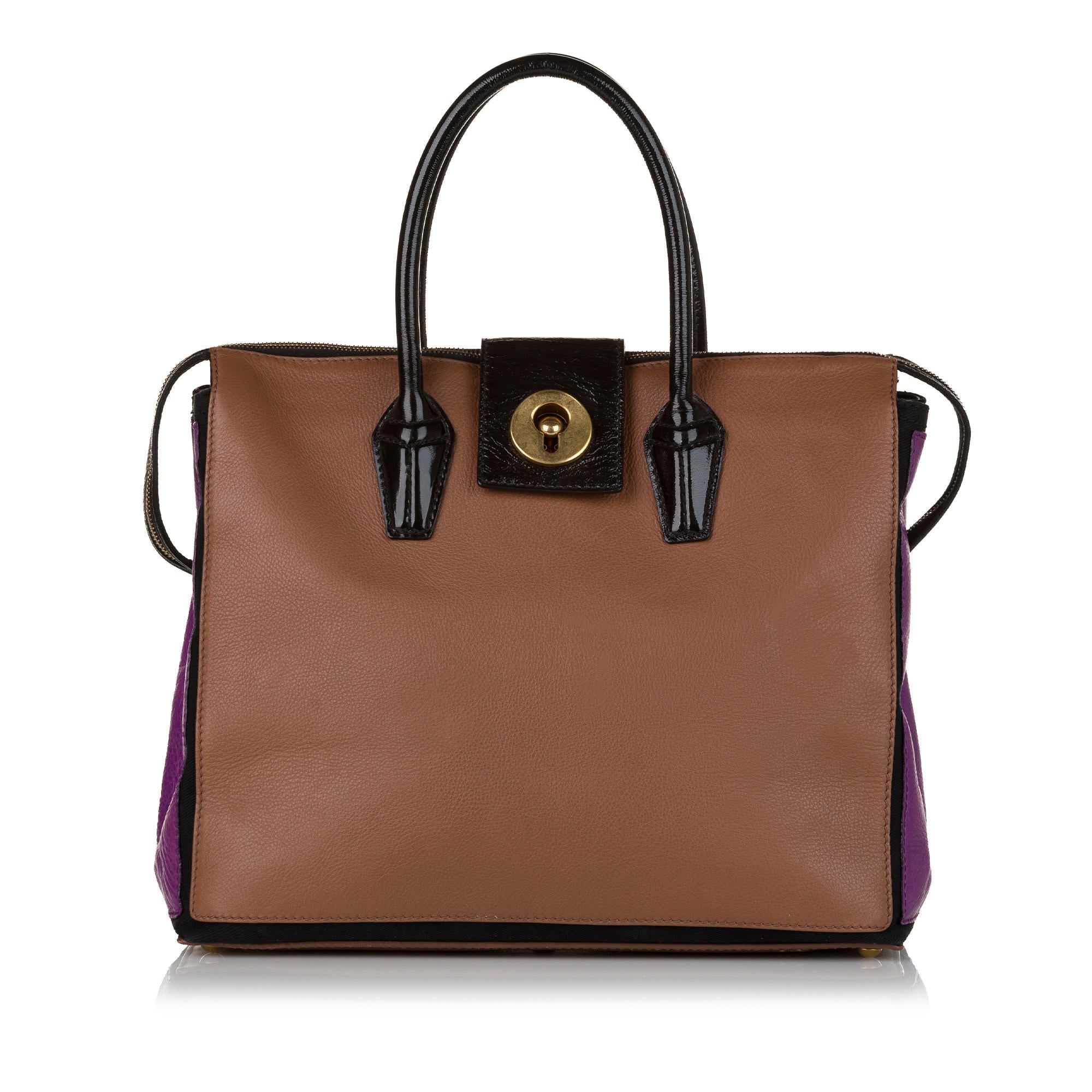 Saint Laurent Muse Two Cabas Leather Tote (SHG-34926)