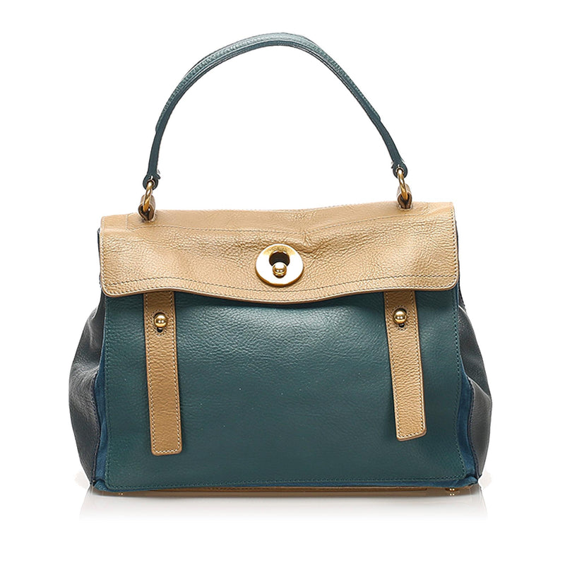 Saint Laurent Muse Two Leather Handbag (SHG-22725)