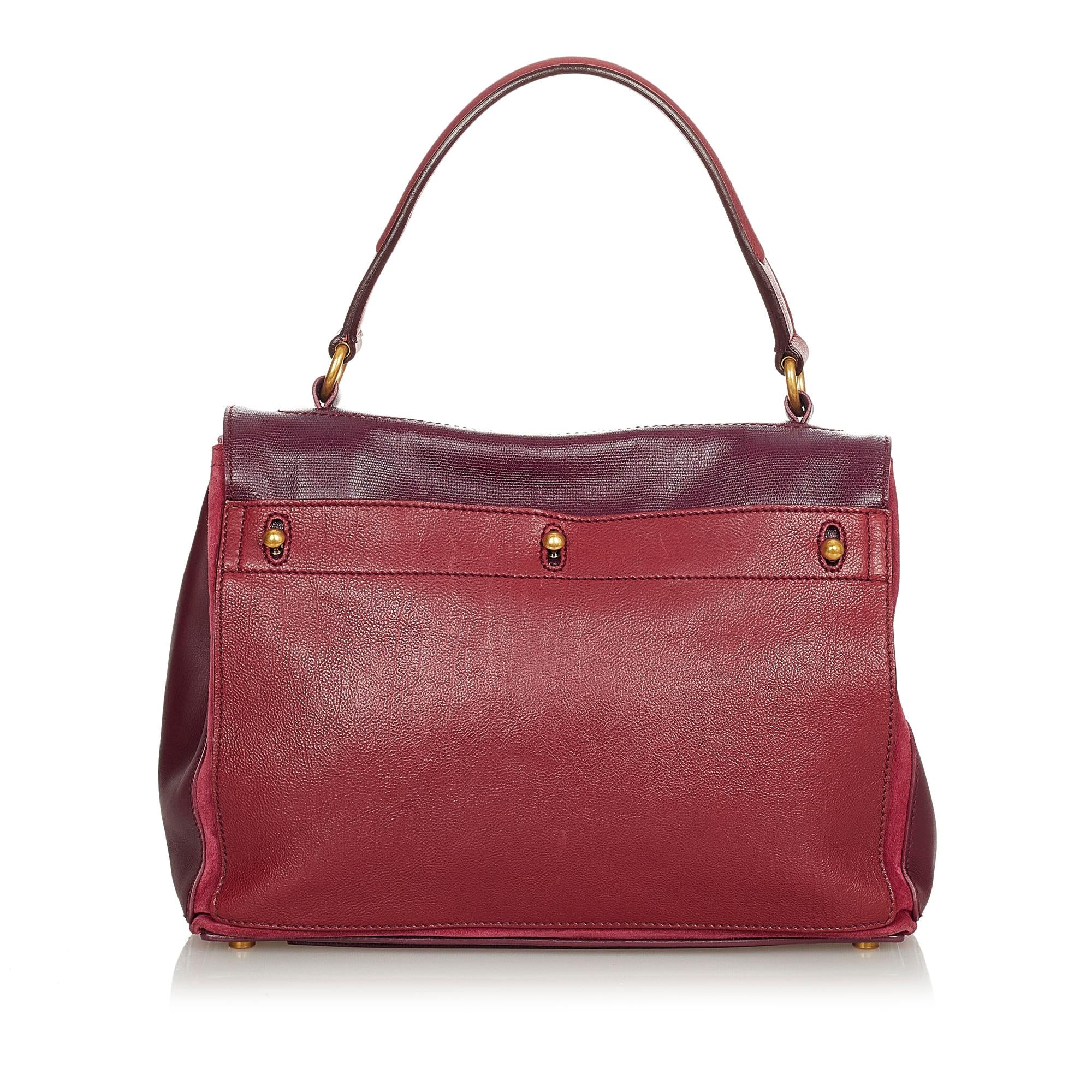 Saint Laurent Muse Two Leather Handbag (SHG-24410)