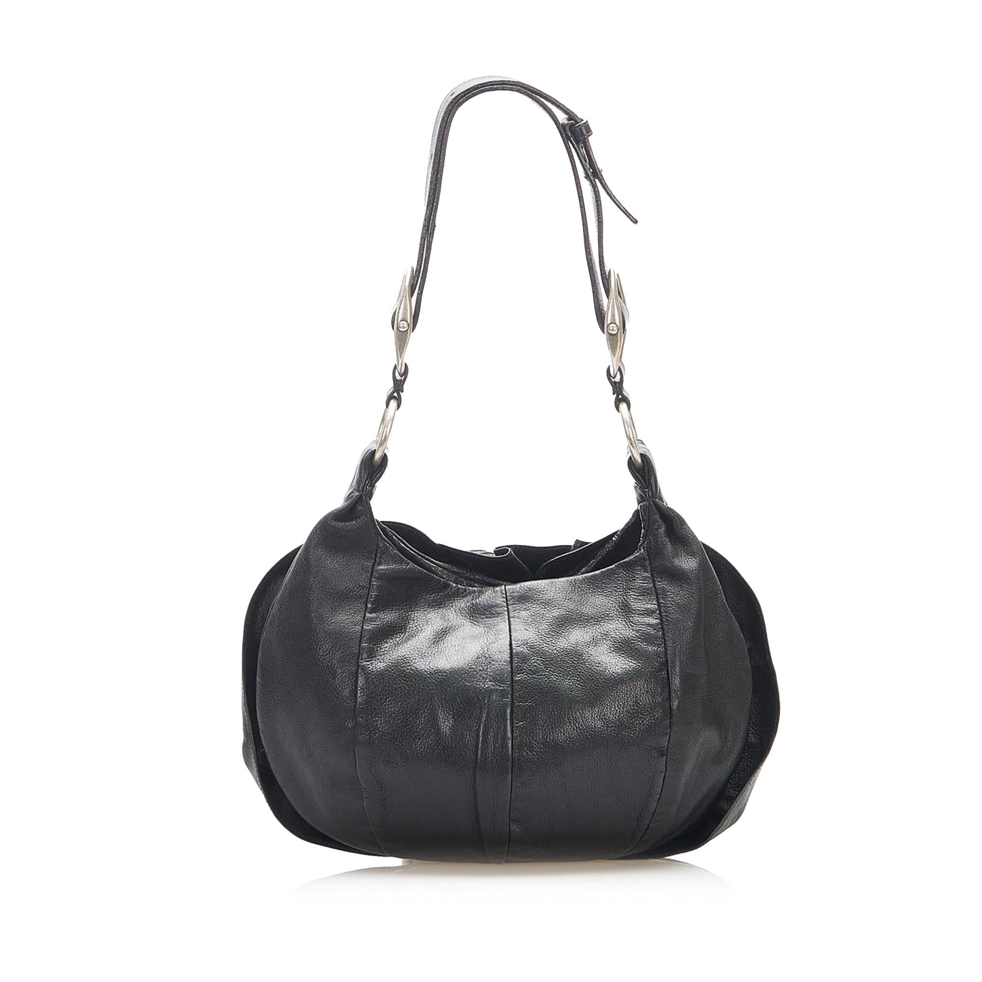 Saint Laurent Nadia Leather Shoulder Bag (SHG-31519)