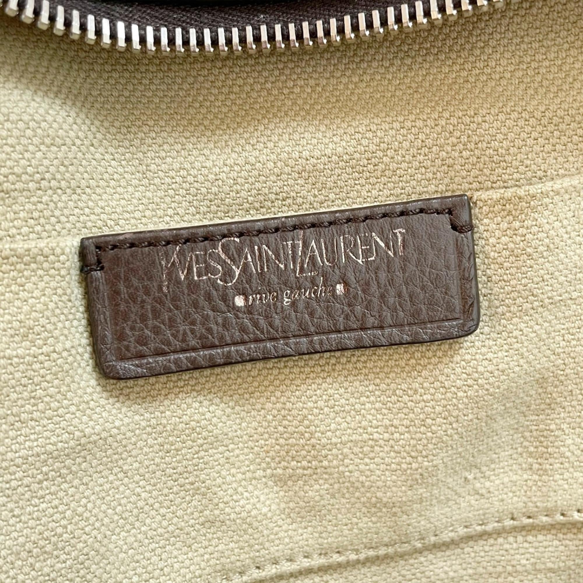 Saint Laurent Perforated Easy Leather Tote Bag (SHG-30978)