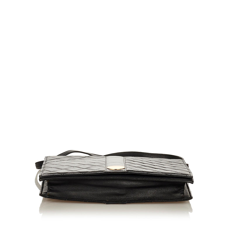 Saint Laurent Quilted Leather Crossbody Bag (SHG-26592)
