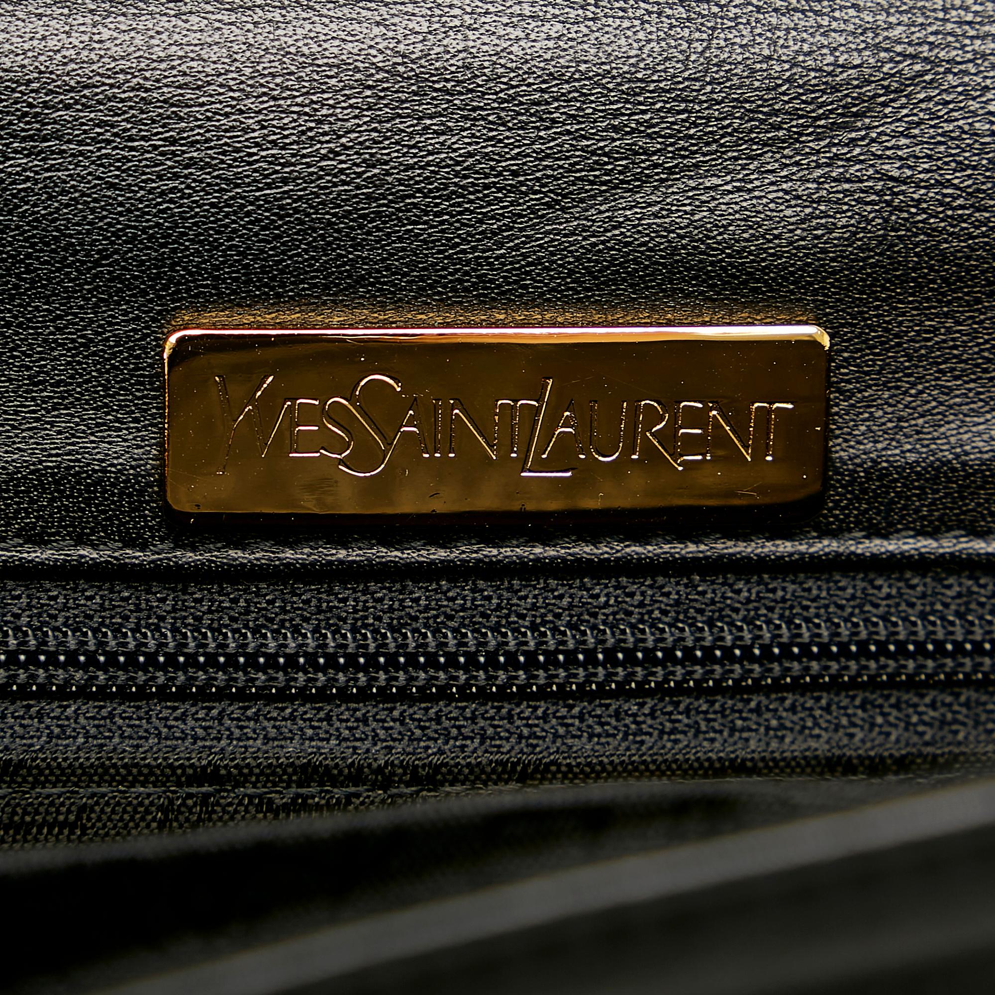 Saint Laurent Quilted Leather Crossbody Bag (SHG-26592)