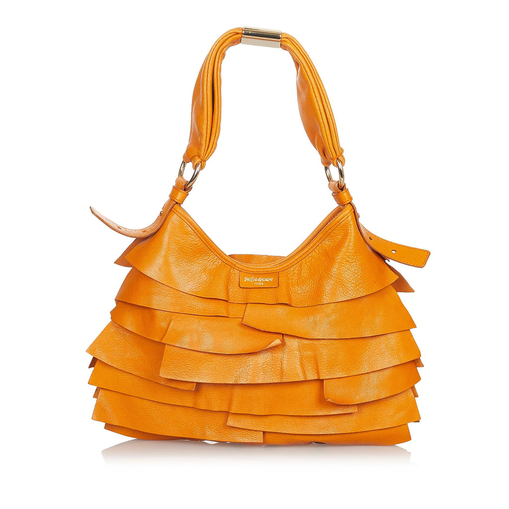 Saint Laurent Saint Tropez Leather Shoulder Bag (SHG-24813) – LuxeDH