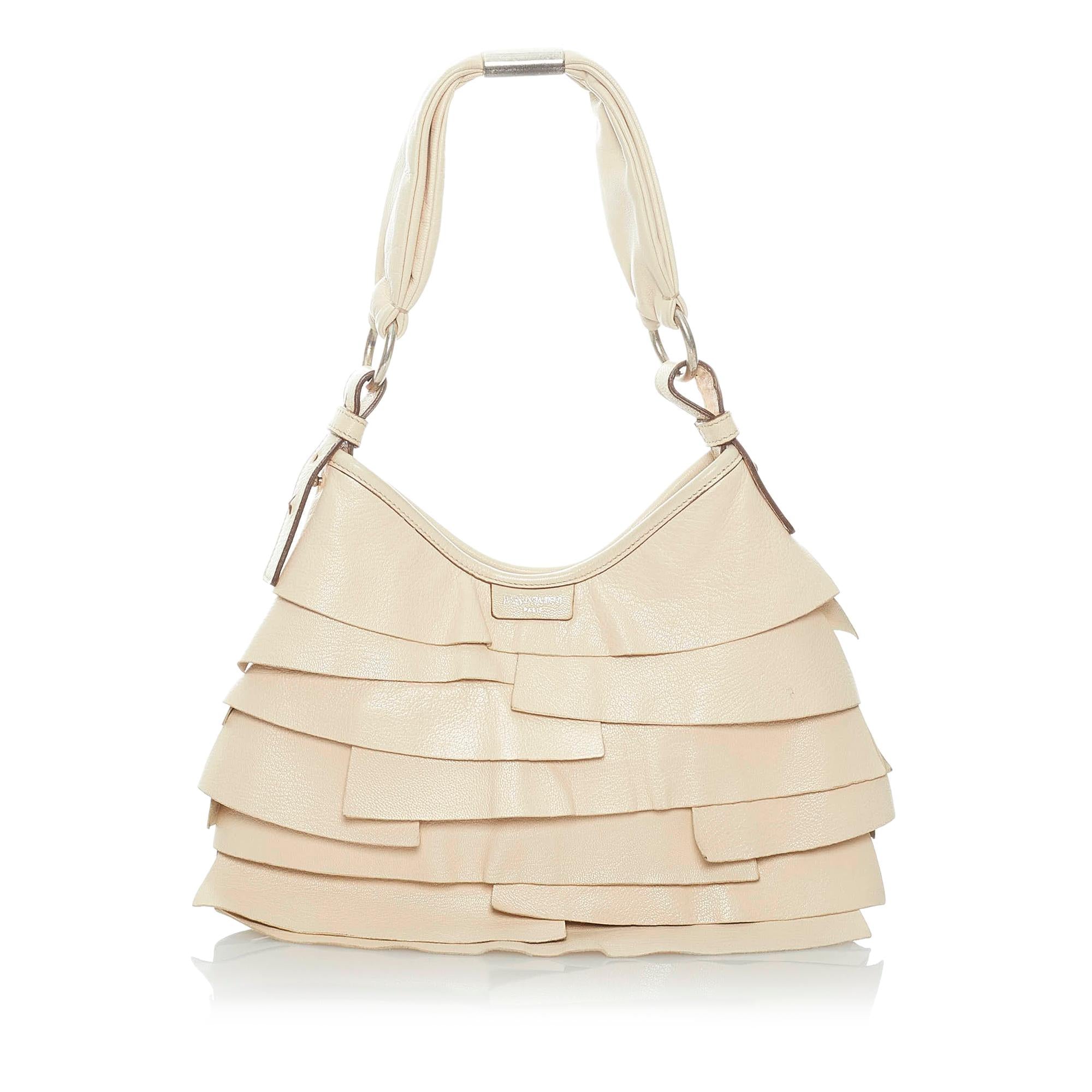 Saint Laurent Saint Tropez Leather Shoulder Bag (SHG-34636)