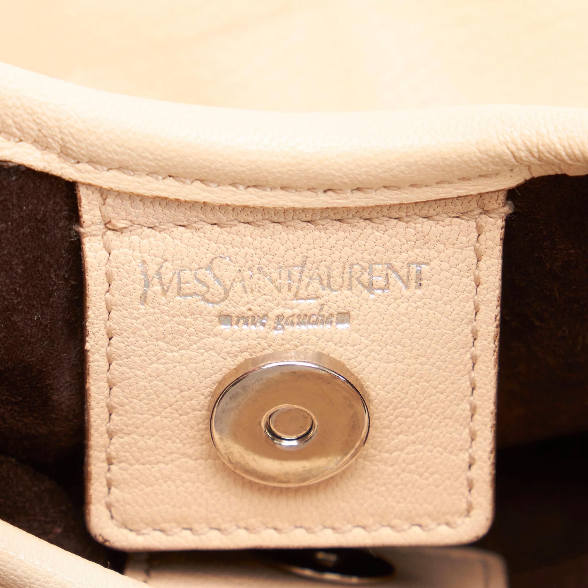 Saint Laurent Saint Tropez Leather Shoulder Bag (SHG-34636)