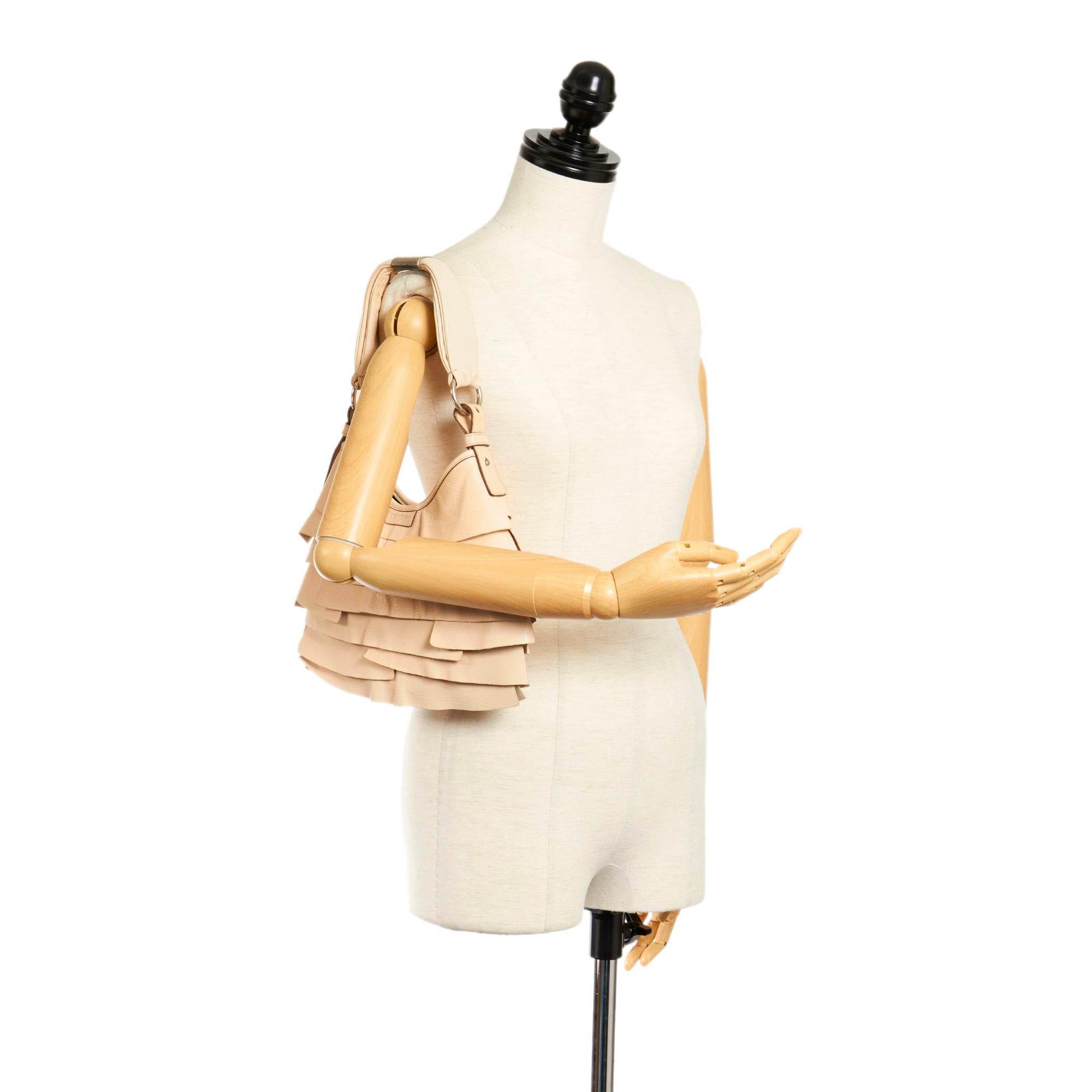 Saint Laurent Saint Tropez Leather Shoulder Bag (SHG-34636)