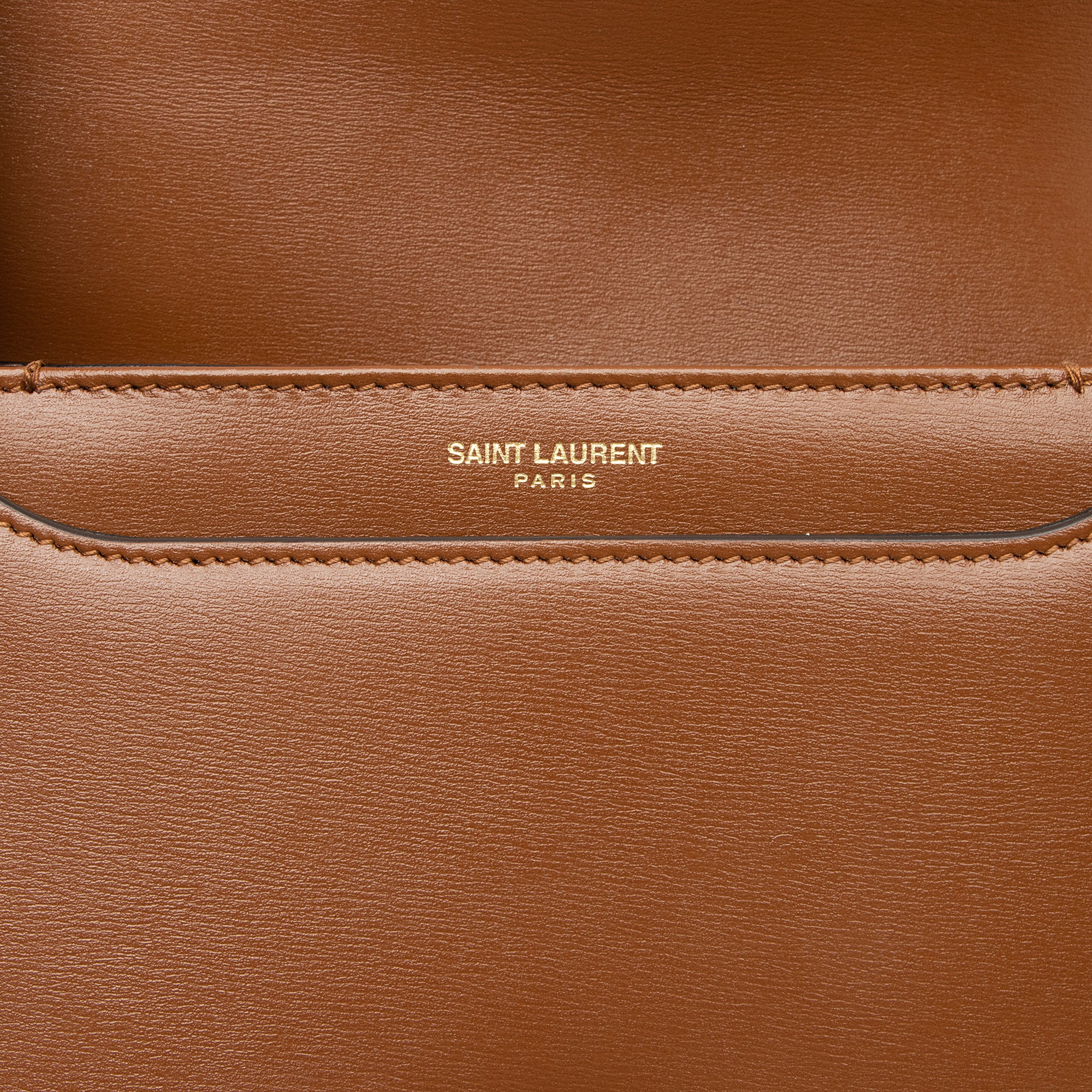 Saint Laurent Smooth Calfskin Monogram Le 61 Saddle Small Crossbody Ba