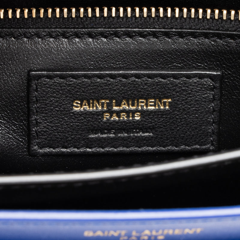 Saint Laurent Smooth Calfskin Saude Monogram Cassandra Medium Chain Bag (SHF-23932)