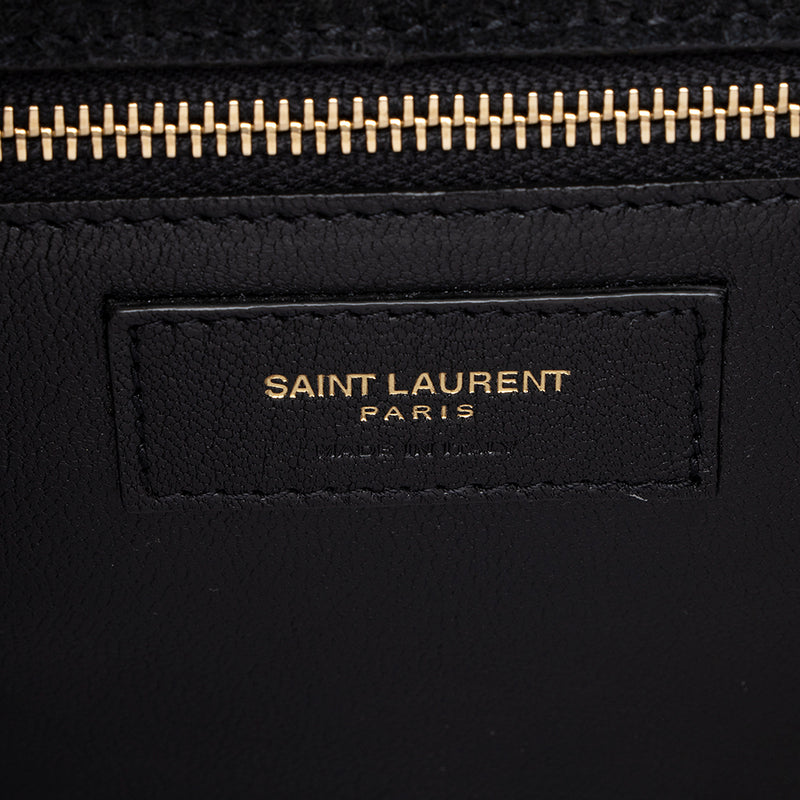 Saint Laurent Suede Le Carre Satchel - FINAL SALE (SHF-18712)