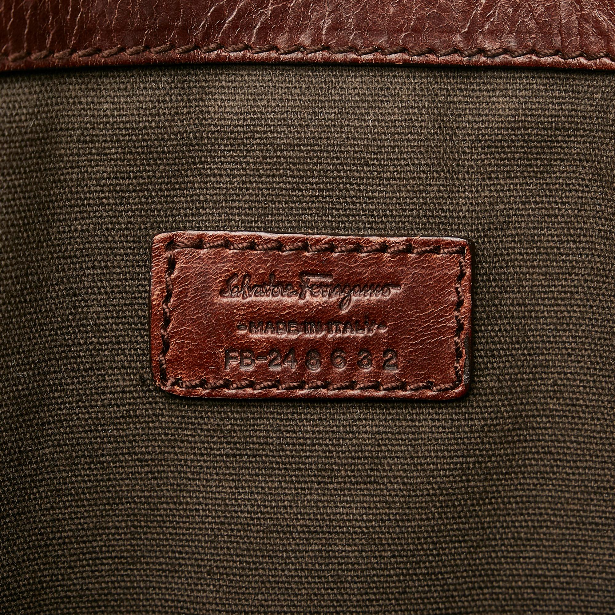 Salvatore Ferragamo Canvas Tote Bag (SHG-29331)