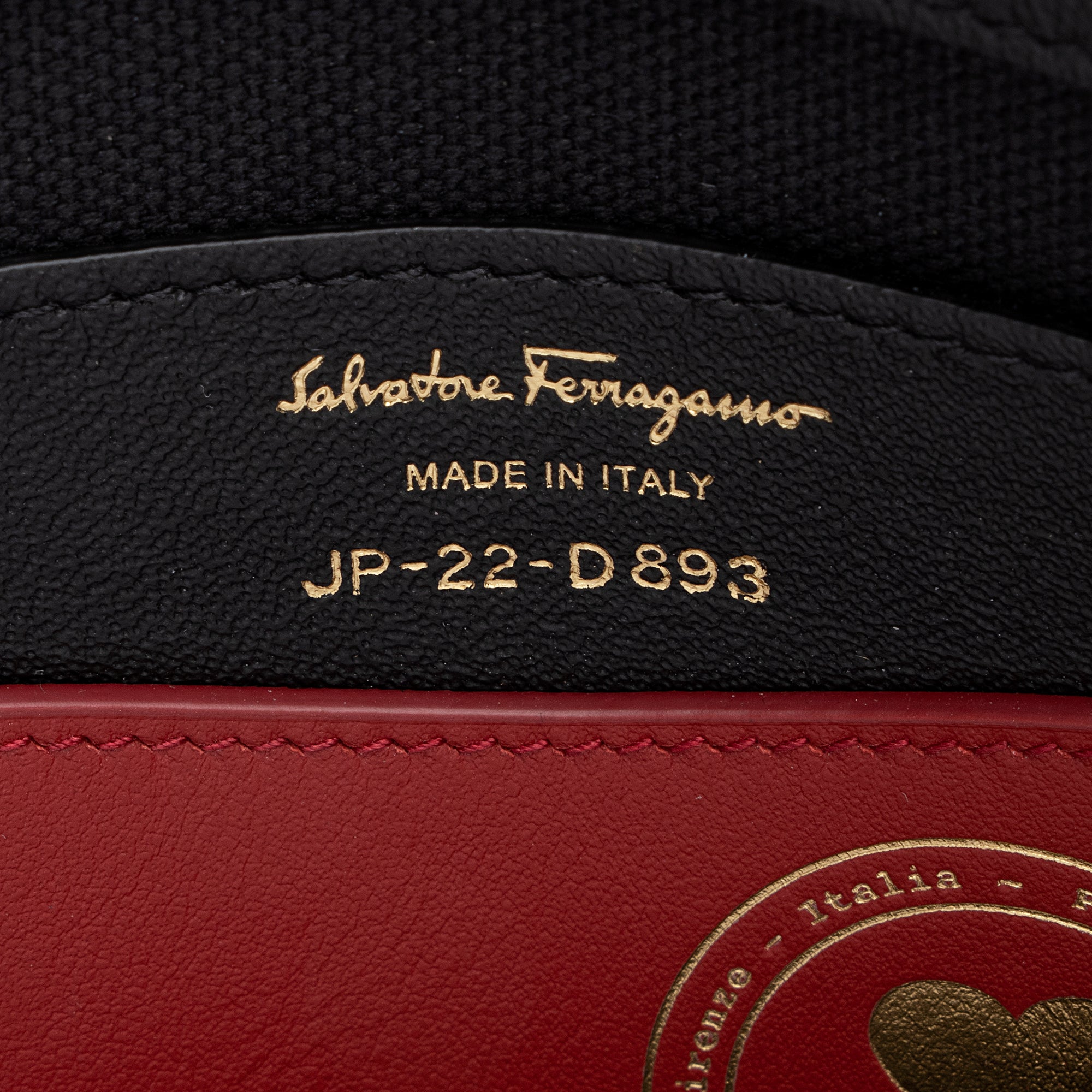 Salvatore Ferragamo Coated Canvas Gancini Wristlet (SHF-22249)