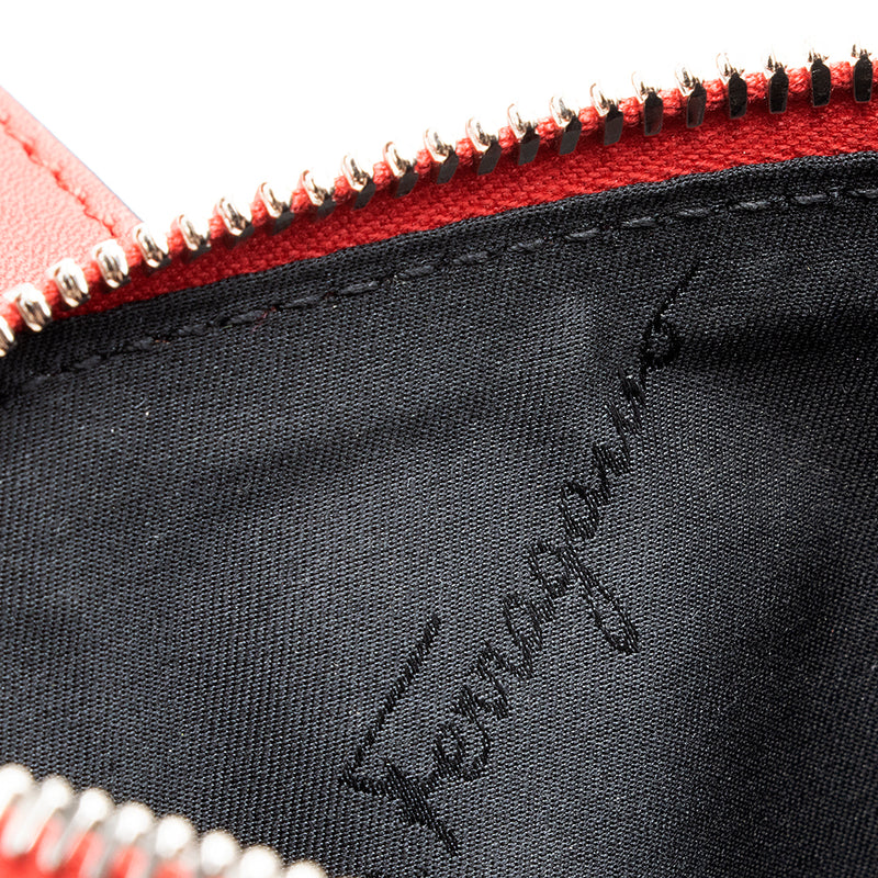 Salvatore Ferragamo Embossed Leather Gancini Crossbody Bag (SHF-22148)
