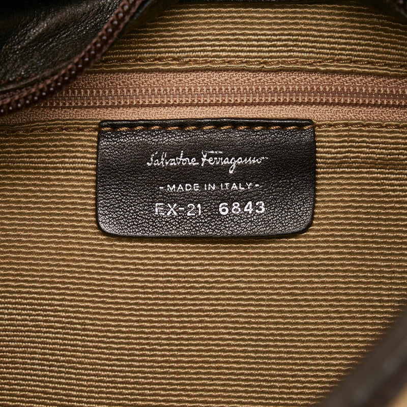Ferragamo Men's Iuri Gancini Textile & Leather Combat Boots