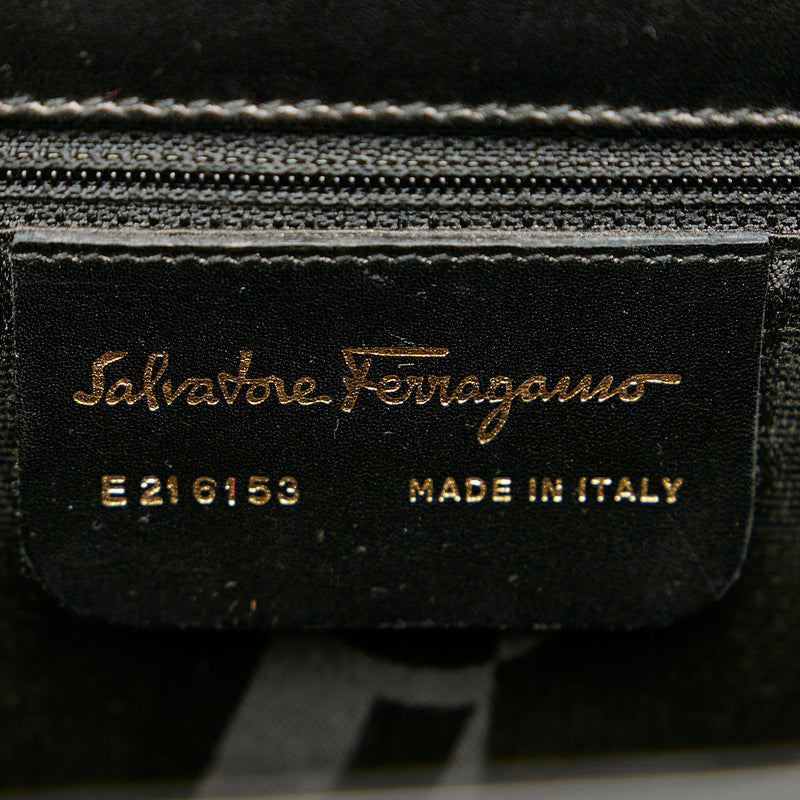 Salvatore Ferragamo Gancini Leather Crossbody Bag (SHG-24296)