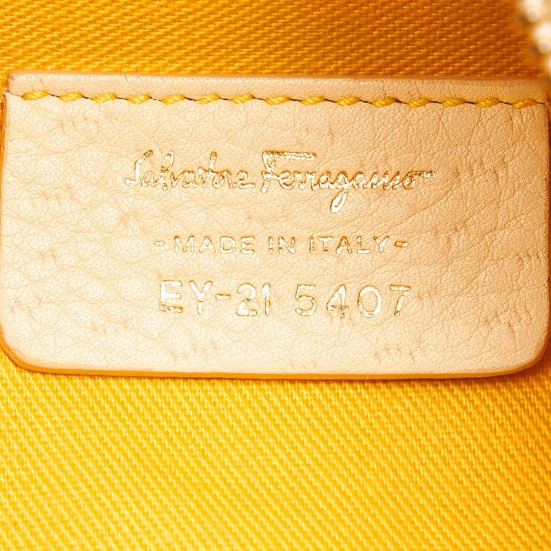 Salvatore Ferragamo Gancini Leather Crossbody Bag (SHG-31210)