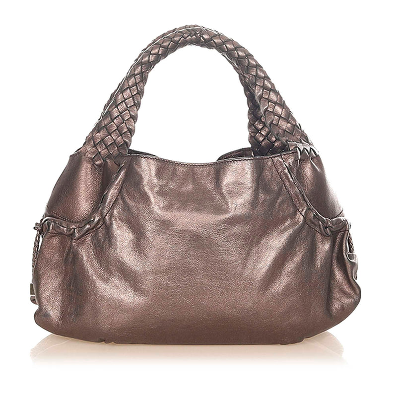 Salvatore Ferragamo Gancini Leather Handbag (SHG-20668)