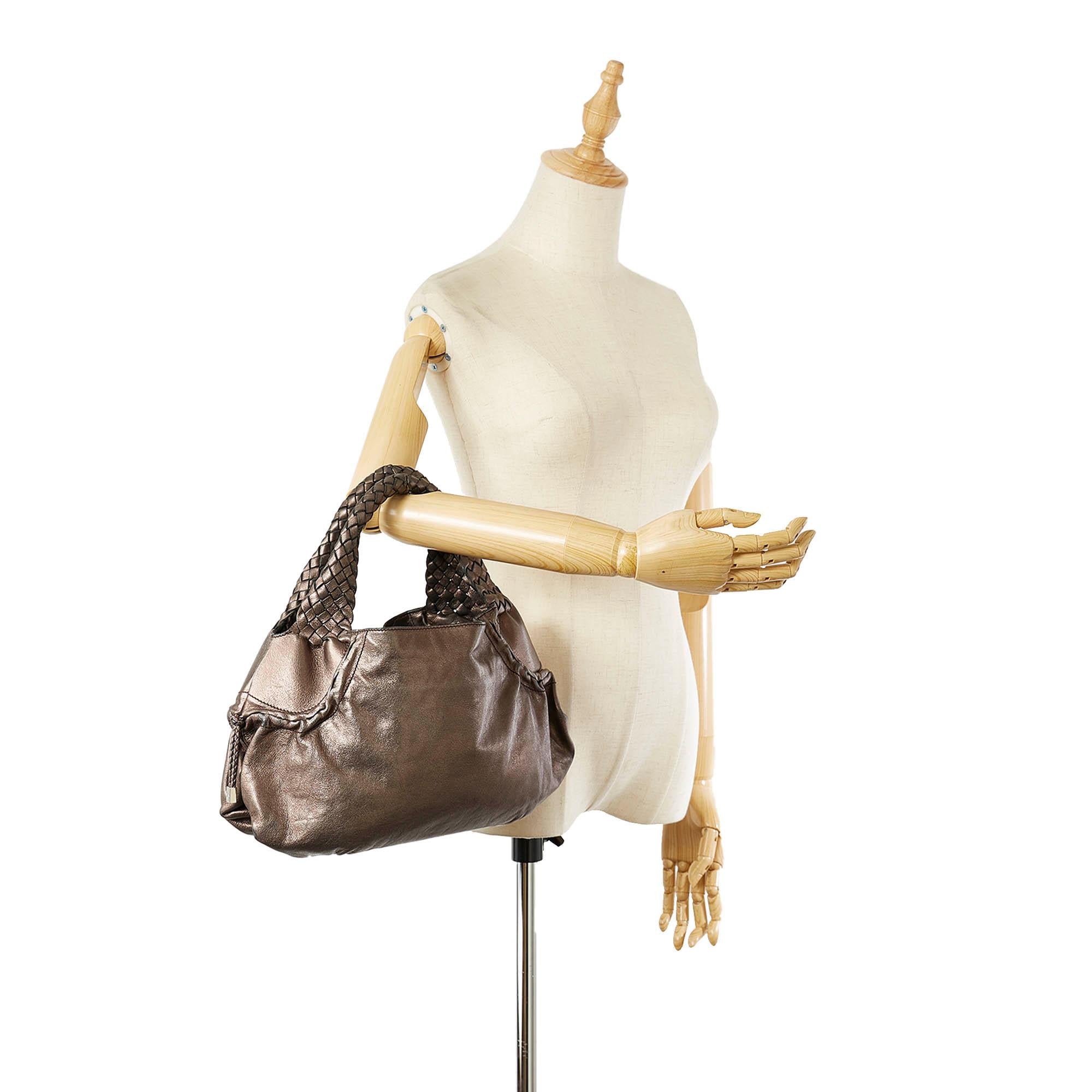 Salvatore Ferragamo Gancini Leather Handbag (SHG-20668)