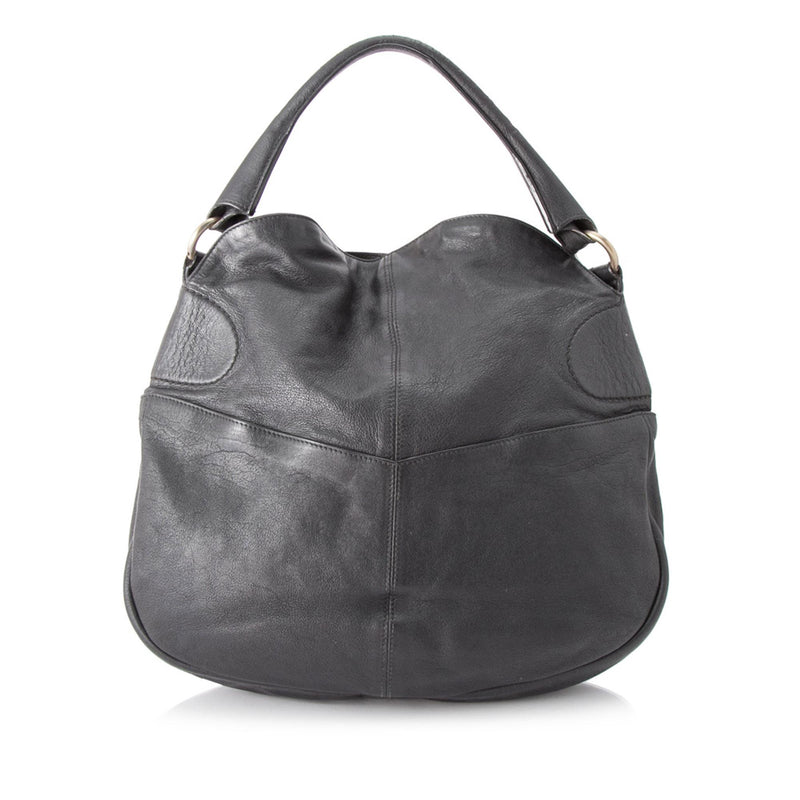 Salvatore Ferragamo Gancini Leather Handbag (SHG-20838)