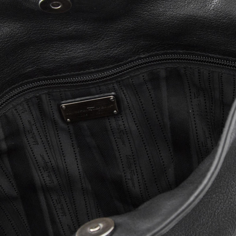 Salvatore Ferragamo Gancini Leather Handbag (SHG-20838)