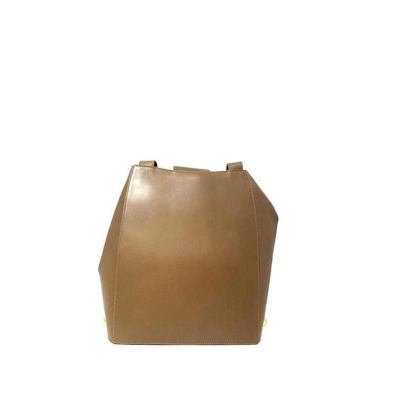 Salvatore Ferragamo Gancini Leather Shoulder Bag (SHG-31025)