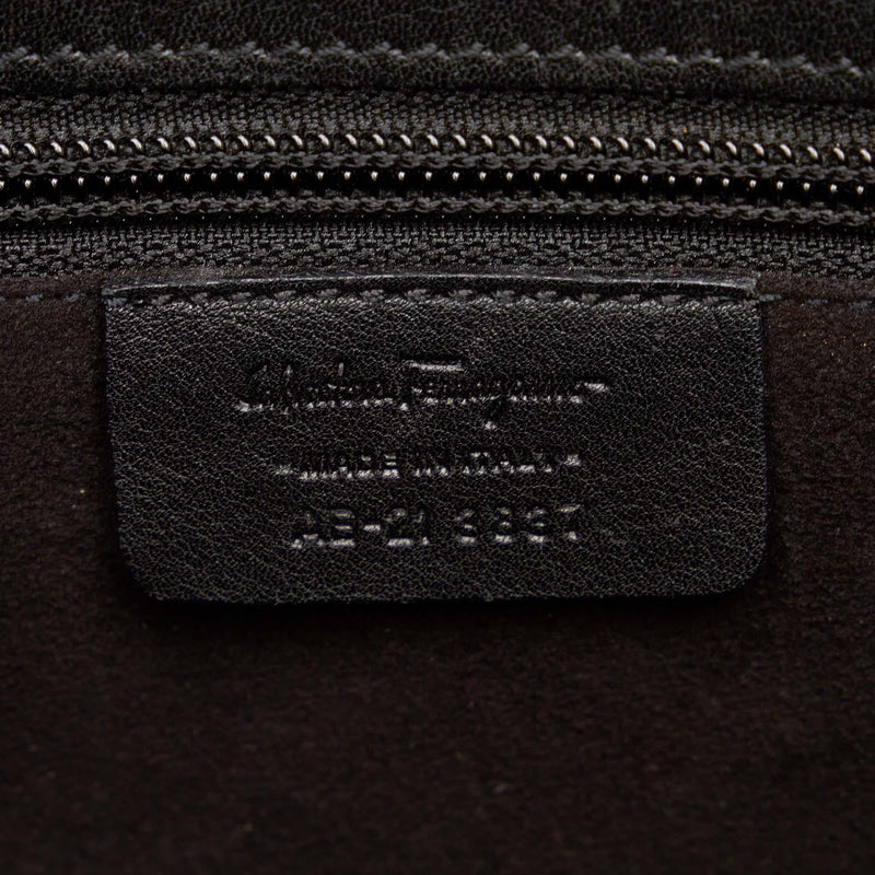 Salvatore Ferragamo Gancini Leather Tote Bag (SHG-31545)