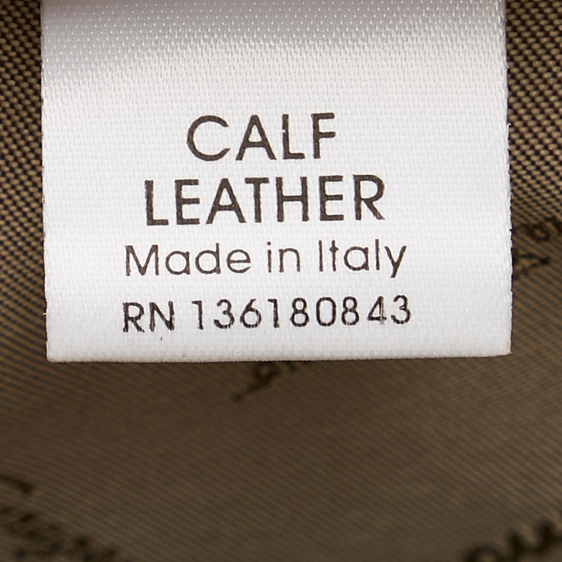 Salvatore Ferragamo Gancini Leather Tote Bag (SHG-26589)