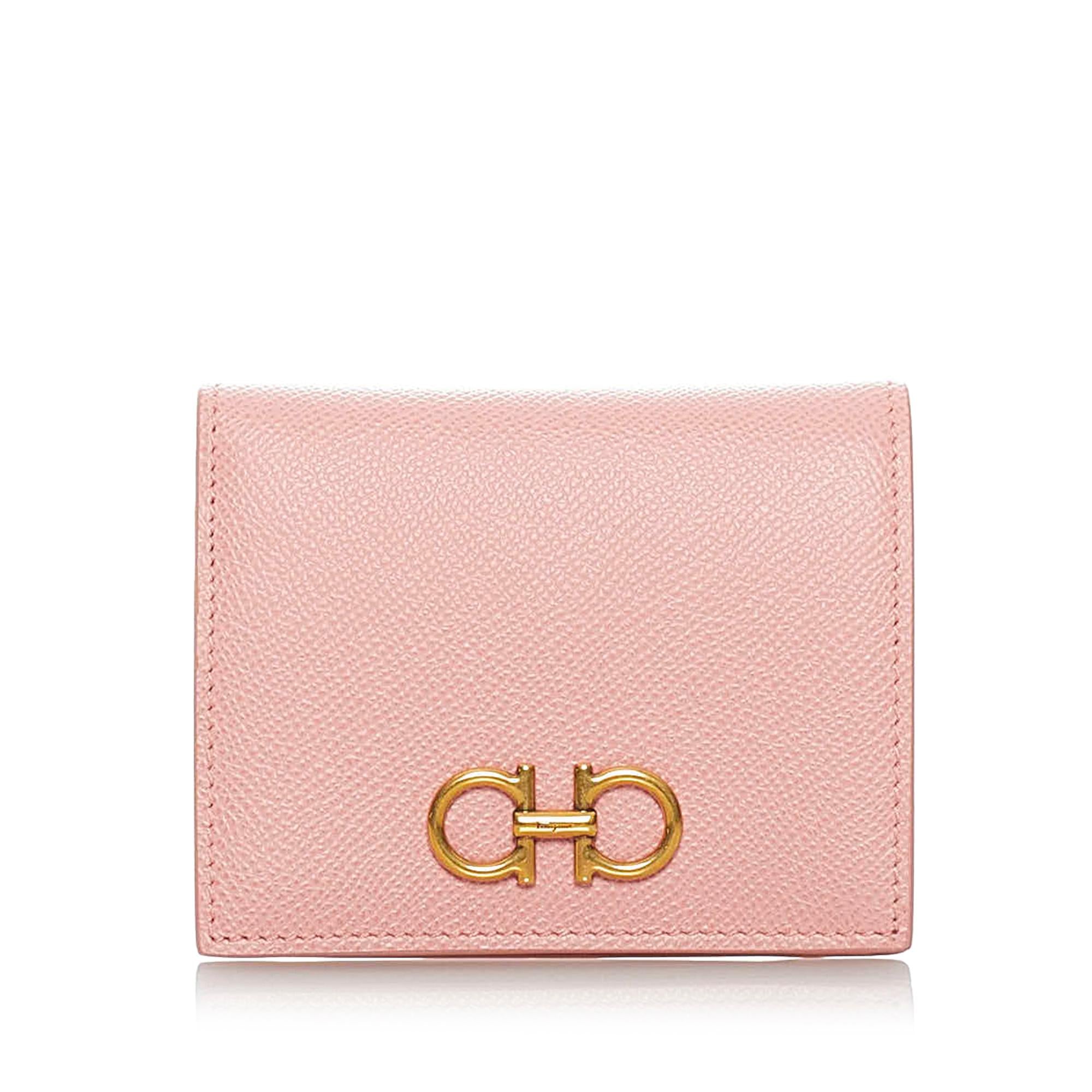 Salvatore Ferragamo Gancini Leather Wallet (SHG-31370)