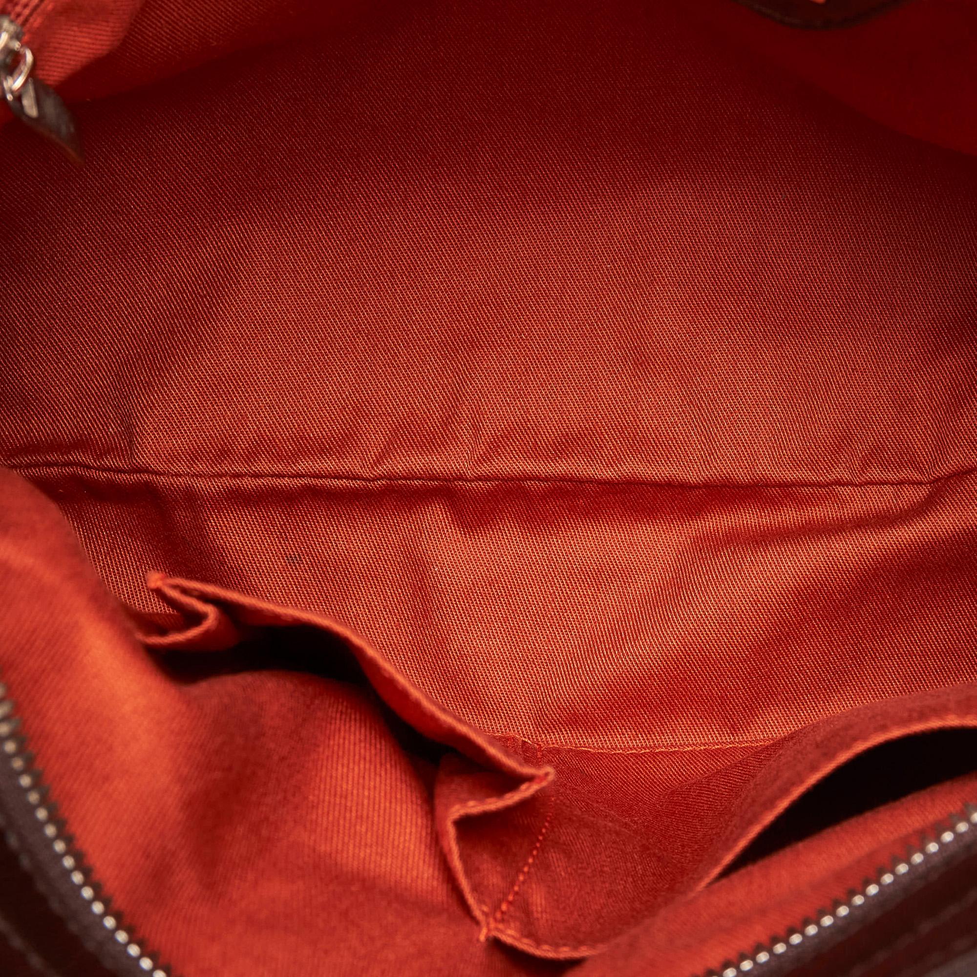 Salvatore Ferragamo Gancini Marisa Leather Shoulder Bag (SHG-32643)