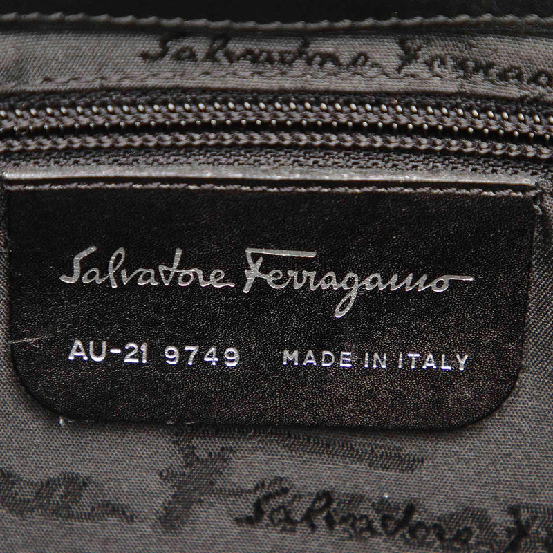 Salvatore Ferragamo Gancini Nylon Shoulder Bag (SHG-22403)