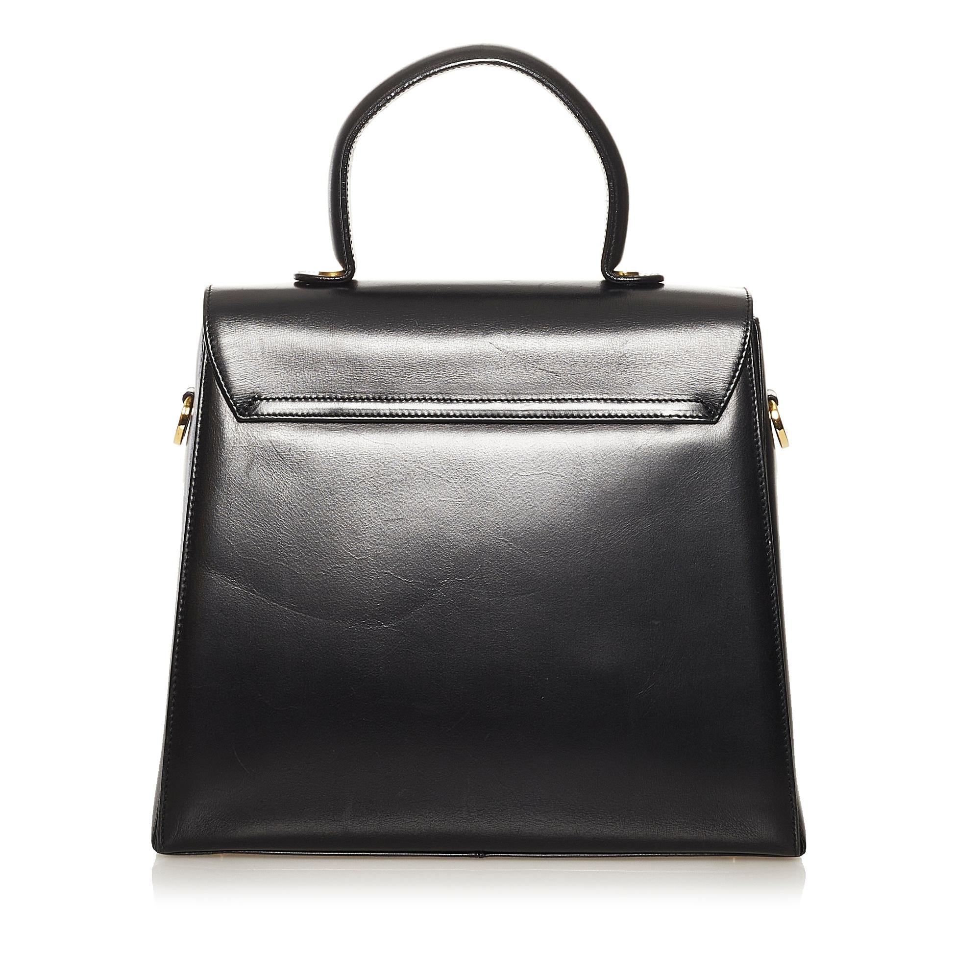 Salvatore Ferragamo Gancini Satchel (SHG-35042)