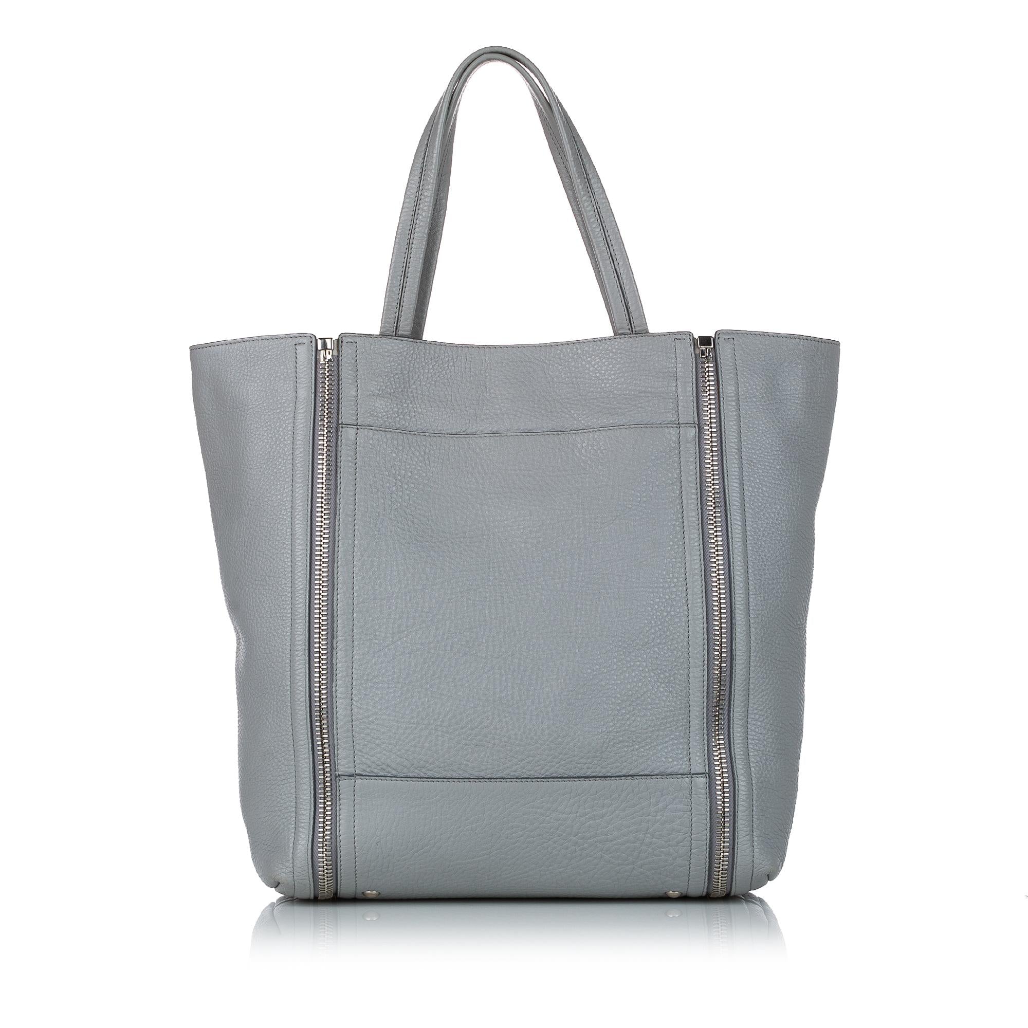 Salvatore Ferragamo Gancini Suzanne Leather Tote Bag (SHG-29287)
