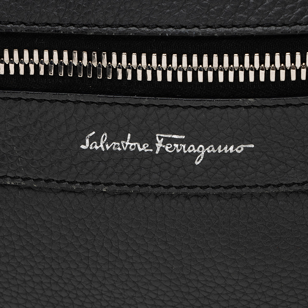 Salvatore Ferragamo Leather Fierenze Backpack - FINAL SALE (SHF-19464)