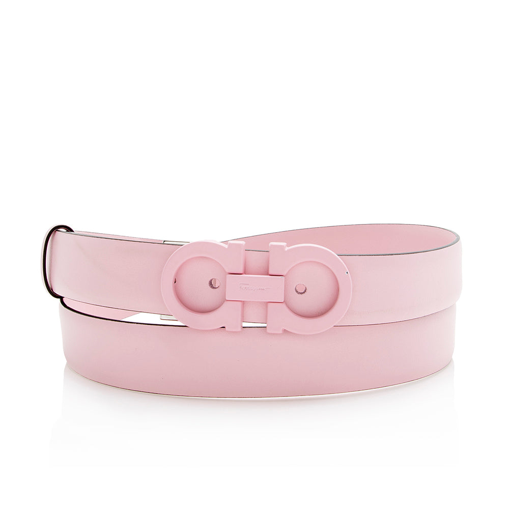 Salvatore Ferragamo Leather Gancini Belt - Size 40 / 100 (SHF-22152)