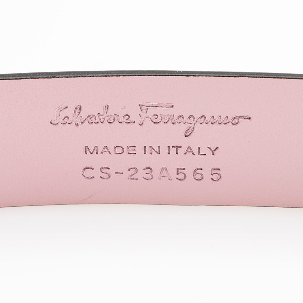 Salvatore Ferragamo Leather Gancini Belt - Size 40 / 100 (SHF-22152)