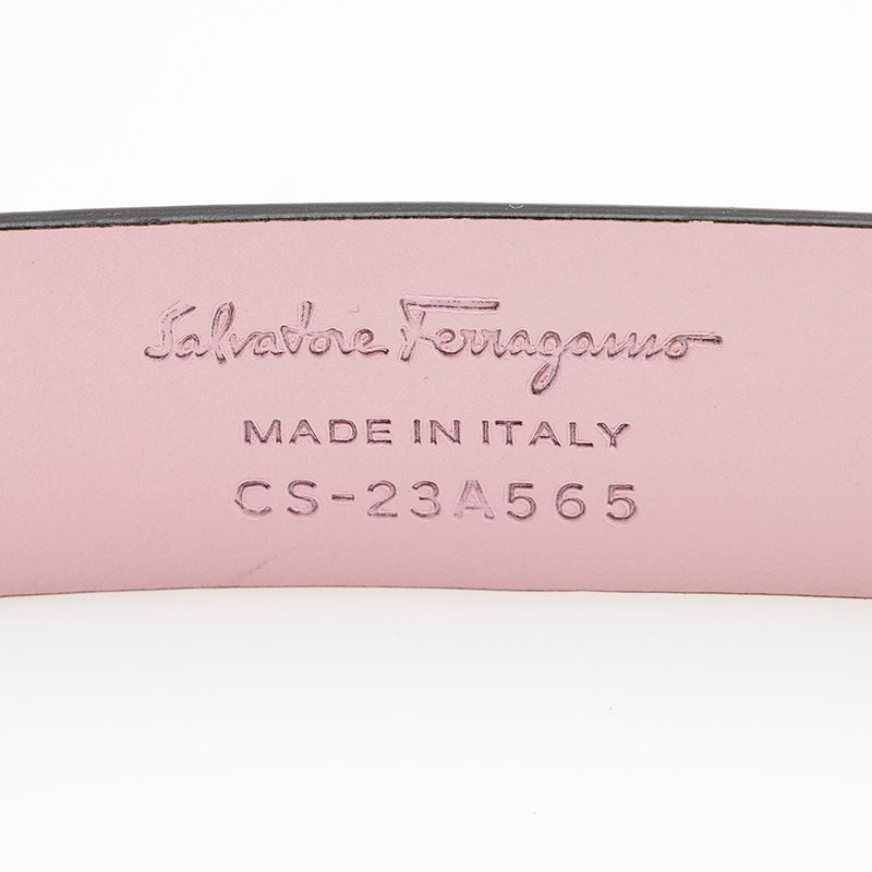 Salvatore Ferragamo Leather Gancini Belt - Size 40 / 100 (SHF-22152)