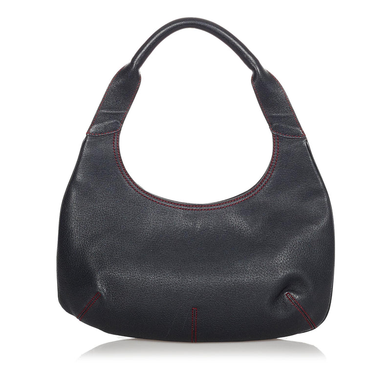 Salvatore Ferragamo Leather Hobo Bag (SHG-24159)