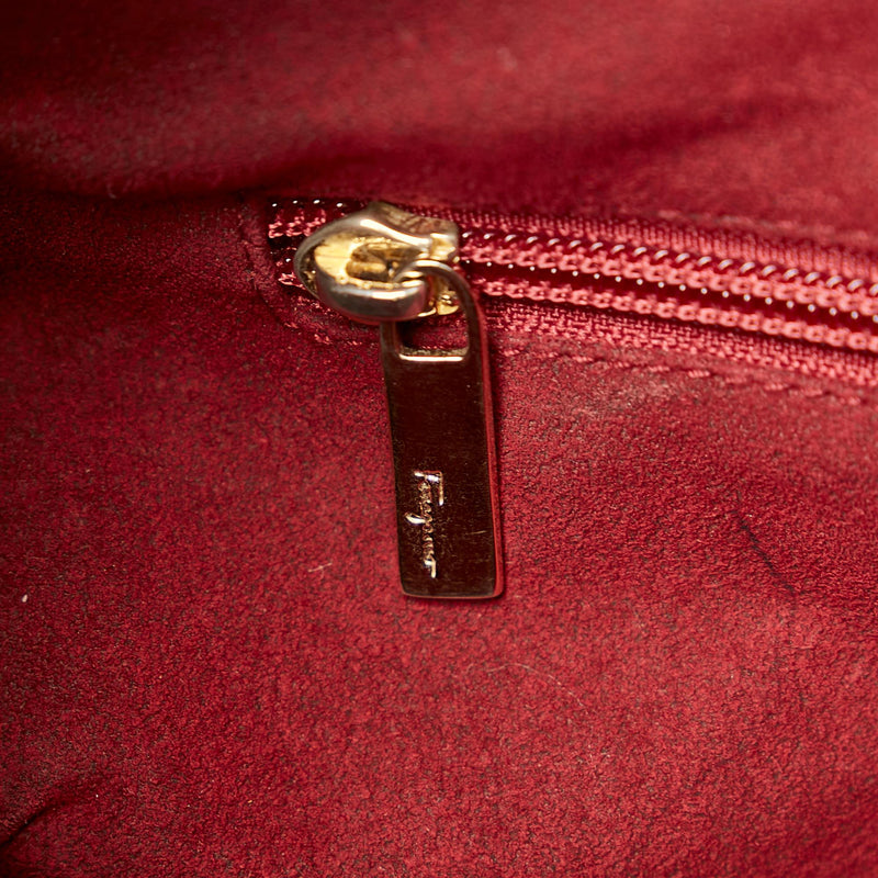 Salvatore Ferragamo Leather Hobo Bag (SHG-24159)