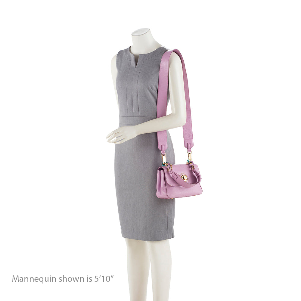 Salvatore Ferragamo Leather Lexi Small Shoulder Bag (SHF-19749)