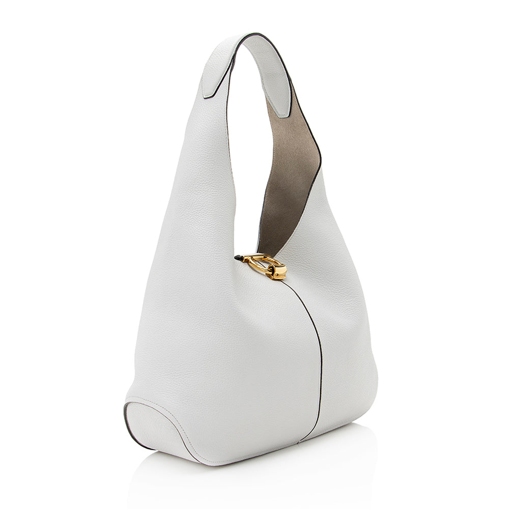 Salvatore Ferragamo Leather Margot Gancio Hobo (SHF-19652)