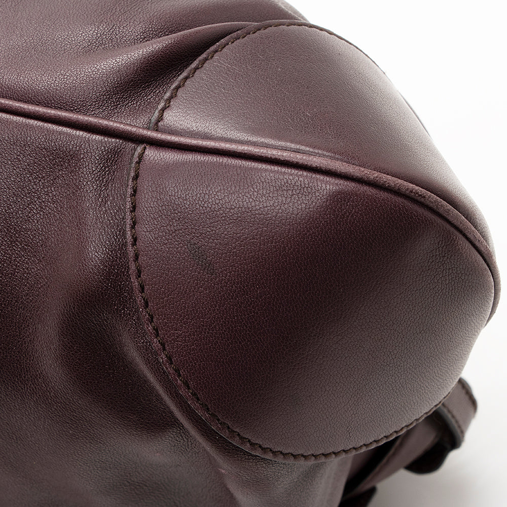 Salvatore Ferragamo Leather Marisa Satchel (SHF-22093)