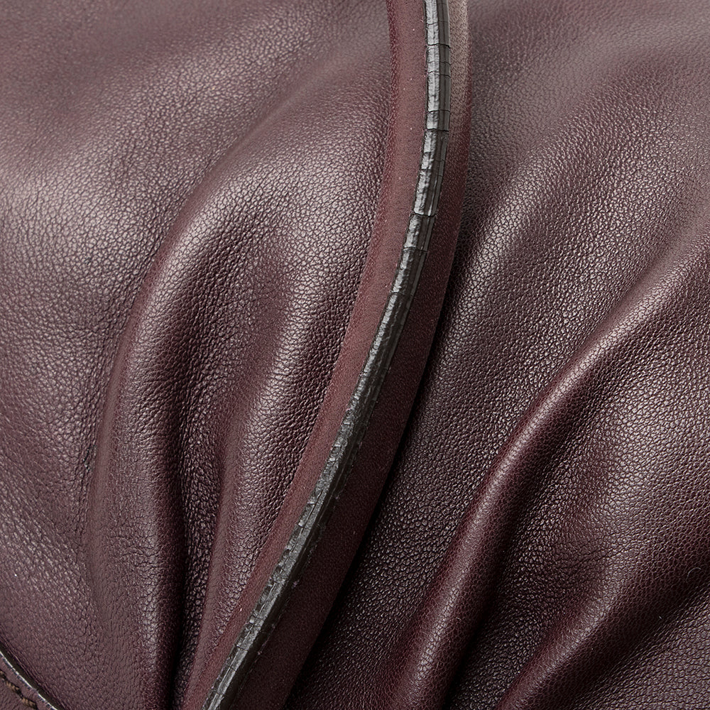 Salvatore Ferragamo Leather Marisa Satchel (SHF-22093)