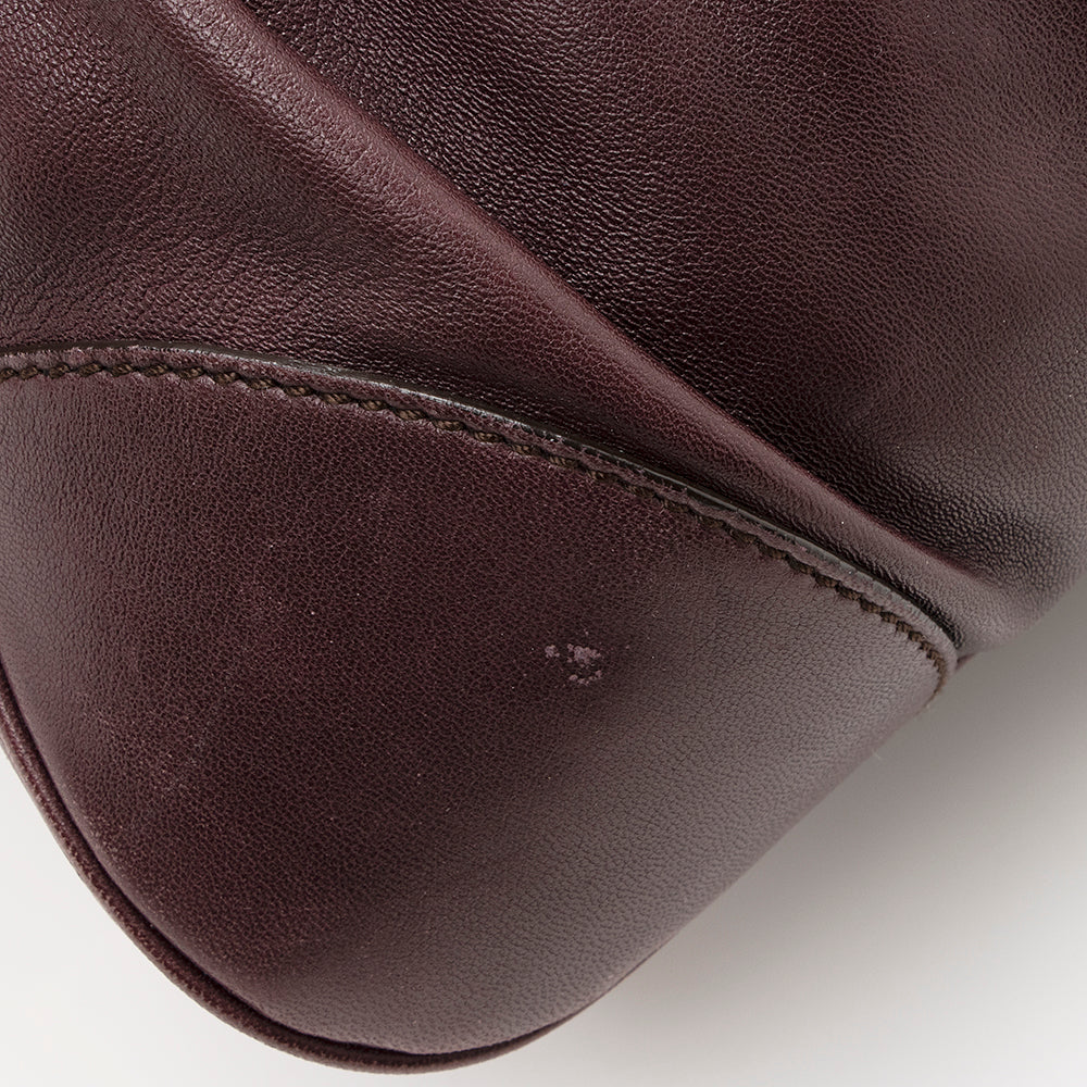 Salvatore Ferragamo Leather Marisa Satchel (SHF-22093)